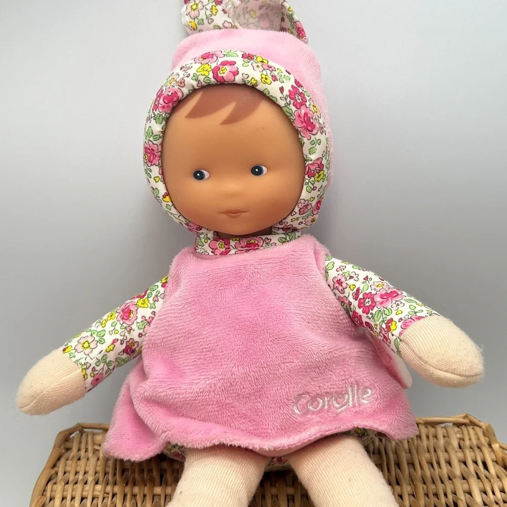 Corolle Baby Doll Miss Pink Blossom Cotton‎ Pink Flower Soft Plush 2022 Garden
